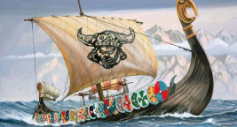 1:50 Viking hajó