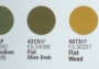 Acrylic Set WWll Military Allied Army 6x20ml