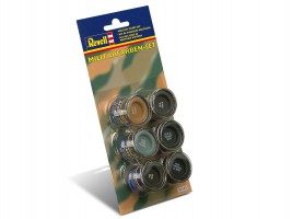 Revell szintetikus festékkészlet – Katonai készlet (6× 14 ml)
