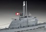 1:144 Deutsches U-Boot Type XXI belső térrel