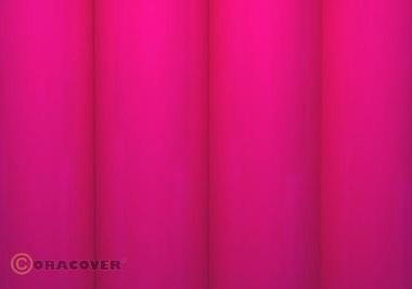 Poliészter vasalható transzferfólia ORACOVER 2m (fluoreszkáló rózsaszín)