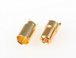 5,5 mm-es csatlakozó, aranyozott (1 pár)