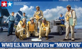 1:48 WWII U.S. Navy Pilots w/ Moto-Tug
