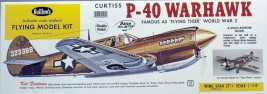 P-40 Warhawk (711 mm) lézervágott