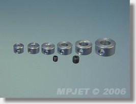 3 mm-es dúralumínium állítógyűrű - 4 darab
