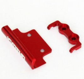 MBW-029R Mini-Z Buggy Alum első és hátsó lökhárító szett (piros)