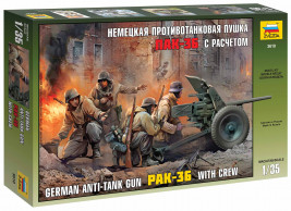 1:35 PaK 36 legénységgel