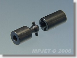 Kétrészes csatlakozó 3/4", külső átmérő 10