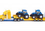 1:87-es teherautó + 2 New Holland traktor