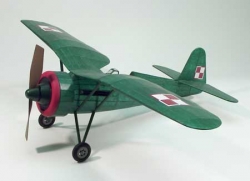 PZL P11c 762 mm-es lézer. faragott