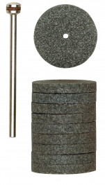 Csiszolókorongok átmérője 22x3 mm-es SiC - 10 darabos készlet