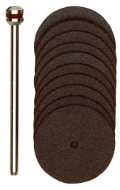 Vágókorongok átmérője 22x1,8 mm vastagság 0,7 mm 10 db + tüske