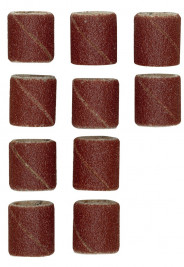 Csiszolóhüvelyek, gyűrűk átmérője. 14x13mm - 10 darabos készlet