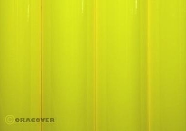Poliészter vasalható transzferfólia ORACOVER 2m (fluoreszkáló sárga)