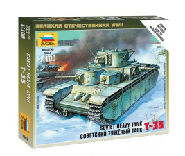 1:100 T-35 szovjet nehéz tank