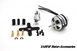 XA2212-820KV kefe nélküli villanymotor tartozékokkal