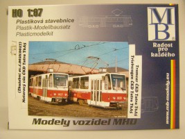 1:87 ČKD Tatra T6A5 villamos készlet