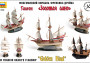1:350 "Golden hind" Sir Francis Drake zászlóshajója (Snap Fit)