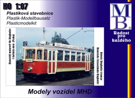 1:87-es készlet a történelmi Ringhoffer villamoshoz, III. korszak