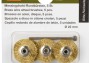 Sárgaréz kerek kefék (5 db)