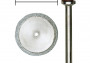 Gyémánt vágókorong 20x0,6 mm (tüskével együtt)