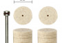 Filc polírozókorongok 22x4mm (10 db)