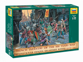 1:72 Francia gyalogság a 100 éves háborúban