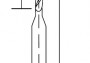 HSS – 3 db 1 mm átmérőjű fúrófej