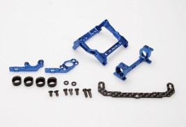 PN Racing Mini-Z MR02/03 93-102mm multimotor tartó (kék)