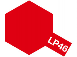 Tamiya Lacquer LP-46 festék – Tiszta metálpiros (10 ml)