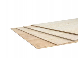 Ötrétegű balsa rétegelt lemez, méretek 280×480 mm, vastagság. 5,0 mm (1 db)
