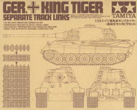 1:35 King Tiger különálló sínösszekötők