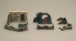 1:72 WARGAMES Kiegészítők - Falak és Romok II (Második Világháború)