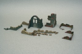 1:72 Kiegészítők WARBAMES Falak és Romok