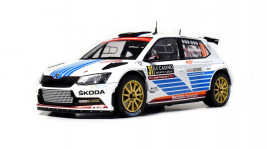 1:18 Skoda Fabia R5, 31. rajtszám, a WRC2 Monte Carlo Rally 2017 győztese