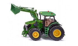 1:32 SIKU Control32 – John Deere 7310R távirányítású traktor homlokrakodóval, Bluetooth alkalmazással