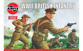 1:76 II. világháborús brit gyalogság (klasszikus készlet)
