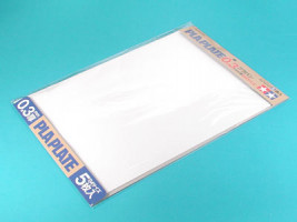 Tamiya műanyag lemez vastagsága 0,3 mm, B4, fehér (5 db)