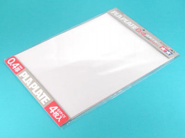 Tamiya műanyag lemez vastagsága 0,4 mm, B4, átlátszó (4 db)
