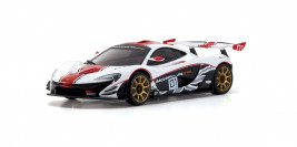Mini-Z RWD McLaren P1 GTR fehér/piros KT-531P adóval