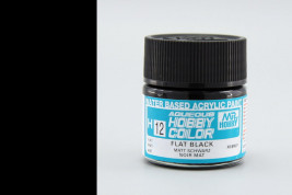 Hobby Color akrilfesték No. 012 – Matt fekete (10 ml)