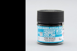 Hobby Color akrilfesték 077. sz. – Gumiabroncs fekete (10ml)
