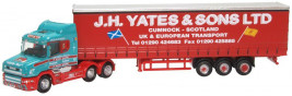 1:148 Scania T fülke, dobozos, függönyoldalas JH Yates & Sons
