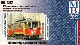 1:87 Ringhoffer villamos készlet (5 ablakkal), DP Prague (S-üzem)
