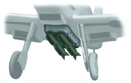 1:32 Messerschmitt Bf 109 E bombakészlet