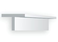 T-profil 0,88x350 mm (4 db)