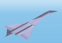 1:144 Tupolev Tu-144 szovjet szuperszonikus repülőgép