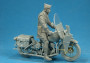 1:35 Amerikai katonai rendőr motorkerékpárral