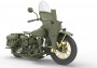 1:35 Amerikai katonai rendőr motorkerékpárral