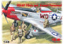 1:48 USAAF pilóták és földi személyzet